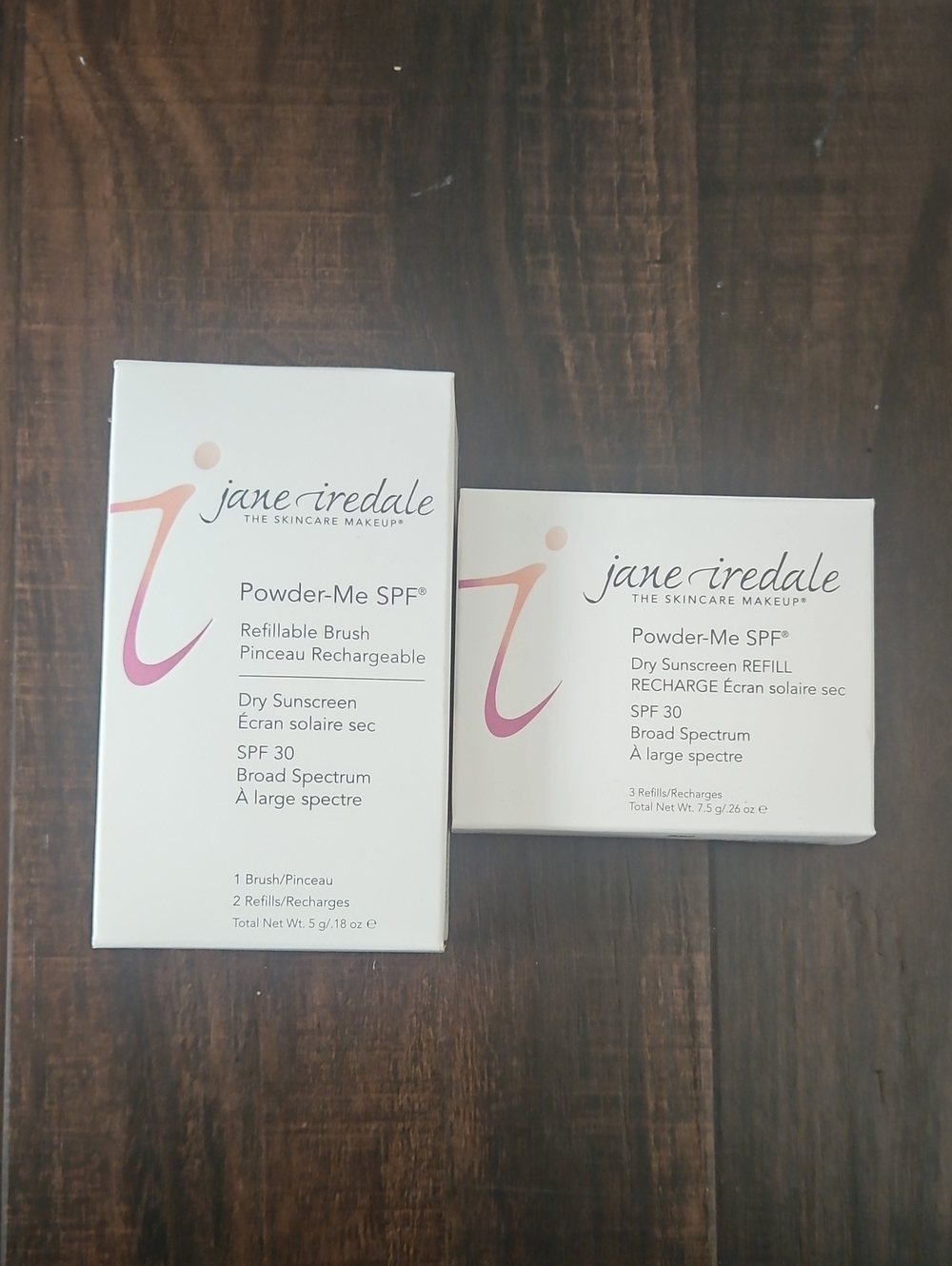 Jane Iredale Powder-Me SPF Refillable Brush & Refill Color NUDE